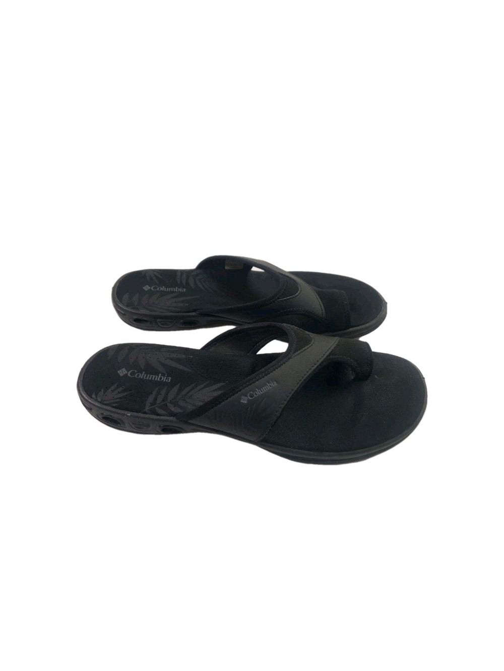 Columbia Women’s Black Comfort Flip Flop Sandals Size 10